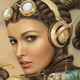 Illustration for article titled Gorgeous Portraits of Steampunk's Jetpack-Wearing Superwomen